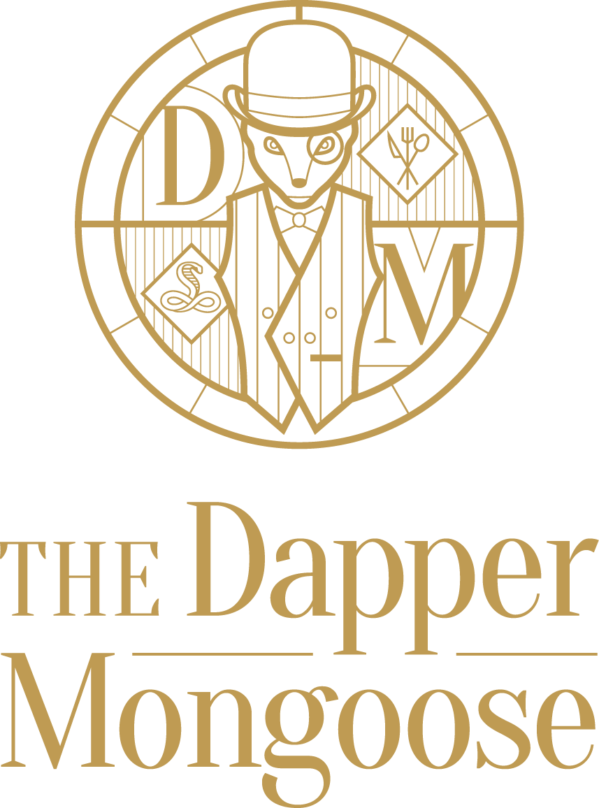 Dapper Mongoose Logo - Gold