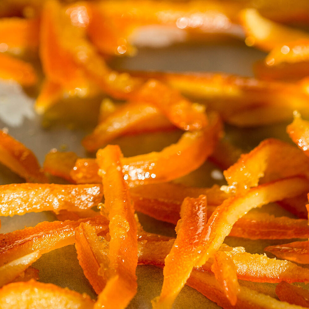 Candied oranges (succade) macro